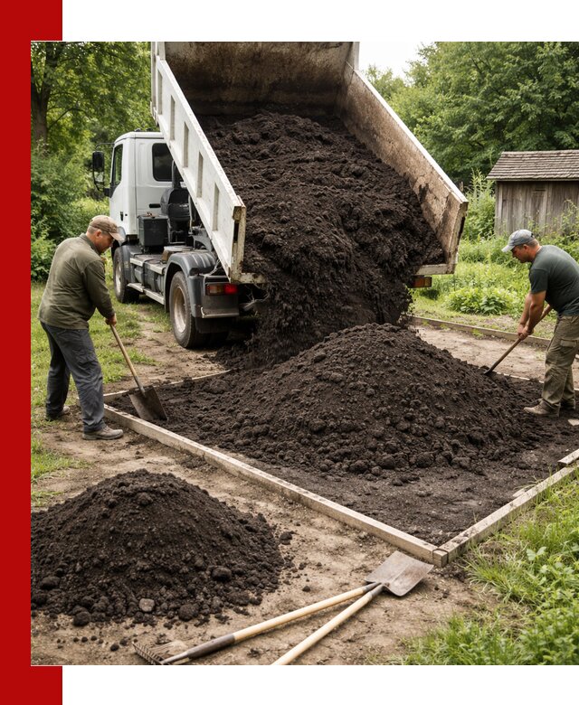 Купить чистый чернозем для огорода с доставкой в Устях-Джегуте