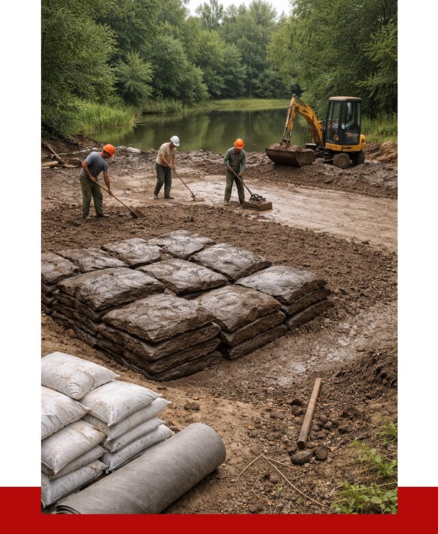 Купить глину для пруда в Устях-Джегуте от 4555 р. с доставкой | ПРОНЕРУДСтд