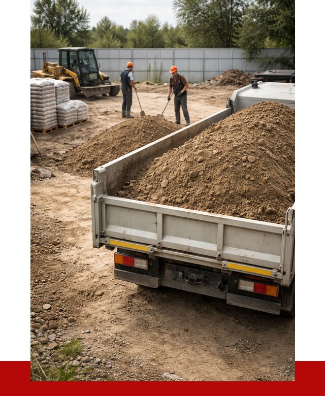 Супесь с доставкой в Устях-Джегуте от 2480 р. за куб | ПРОНЕРУДСтд