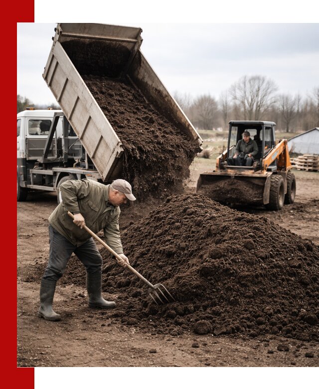 Доставка и продажа перегноя в Устях-Джегуте быстро и дешево