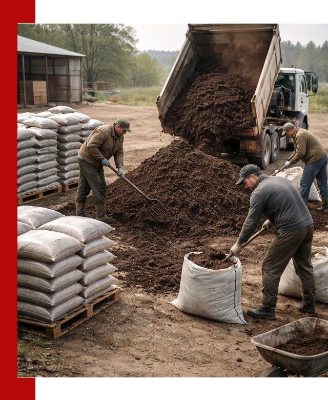Доставка компоста оптом и в розницу в Устях-Джегуте