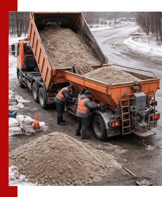 Поставка и вывоз пескосоля в Устях-Джегуте оптом и в розницу