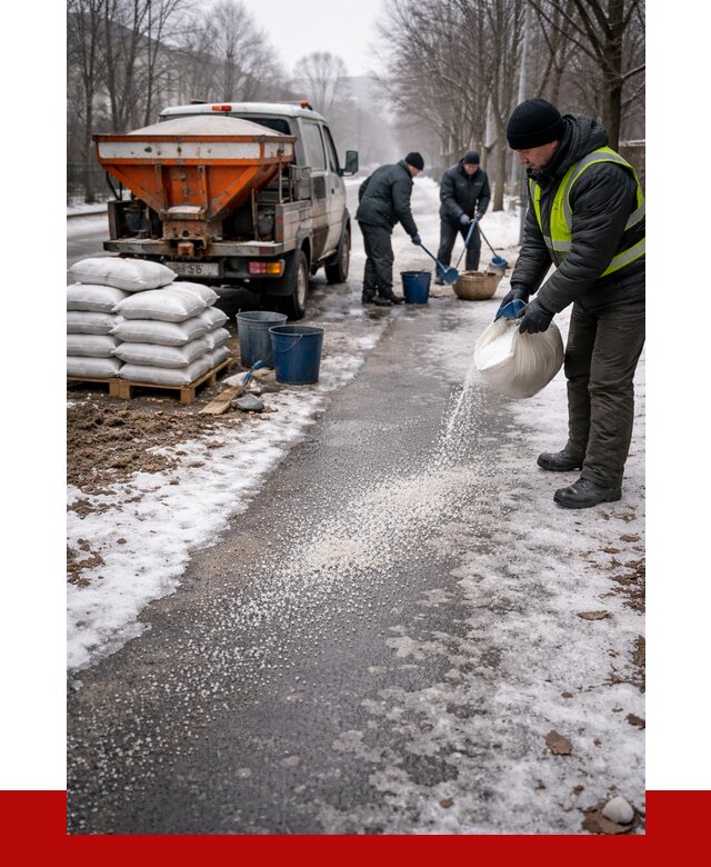 Реагент против гололеда в Устях-Джегуте с доставкой от 4555 р. | ПРОНЕРУДСтд