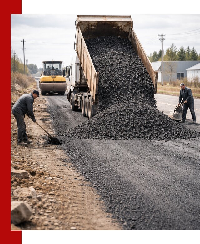 Асфальтовая крошка для дорог в Устях-Джегуте — поставка и доставка