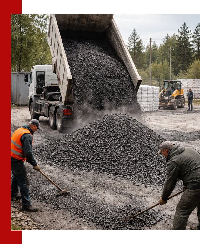 Доставка и продажа асфальтного гранулята в Устях-Джегуте