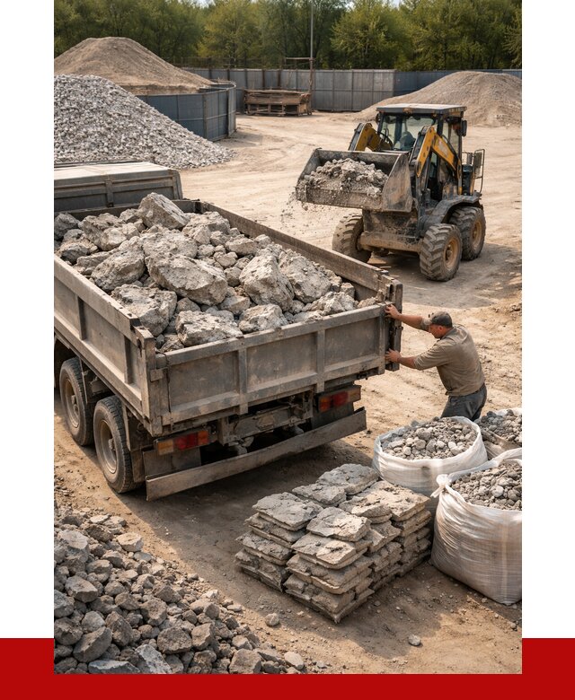 Купить бой бетона с доставкой в Устях-Джегуте от 4859 р. | ПРОНЕРУДСтд