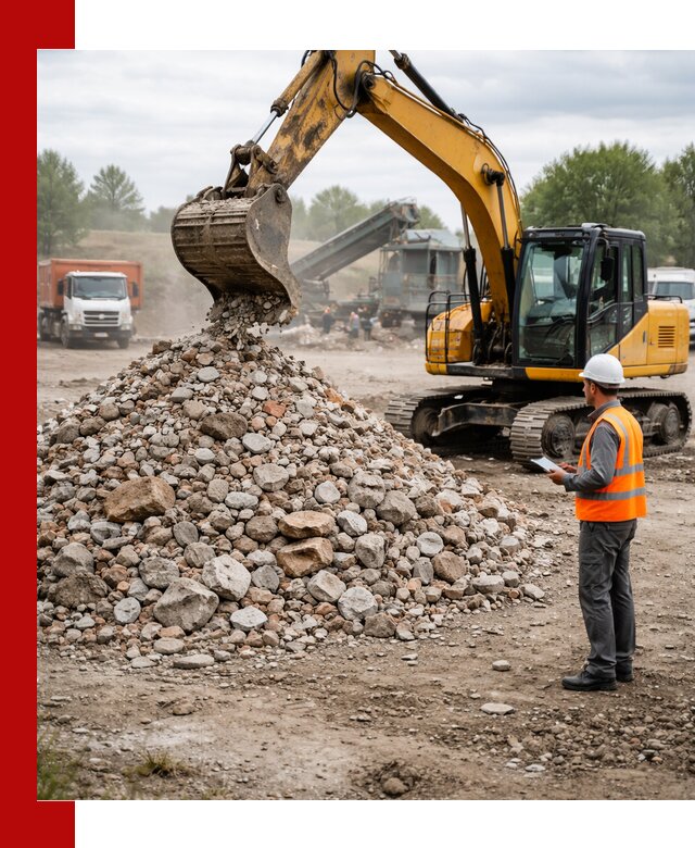 Доставка и вывоз строительного боя в Устях-Джегуте