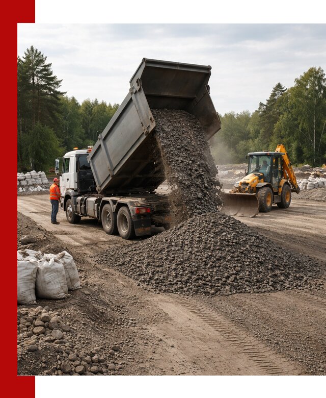 Доставка дробленого асфальта в Устях-Джегуте для дорожных работ