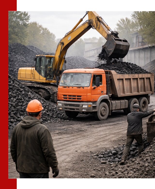 Доставка угля автотранспортом в Устях-Джегуте быстро и выгодно