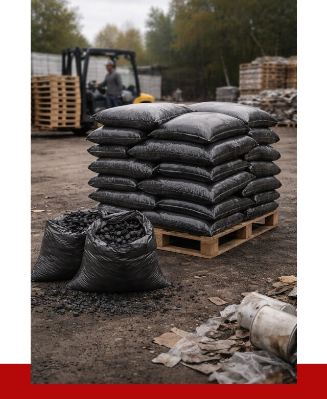 Купить уголь в мешках с доставкой в Устях-Джегуте от 7592 р. | ПРОНЕРУДСтд