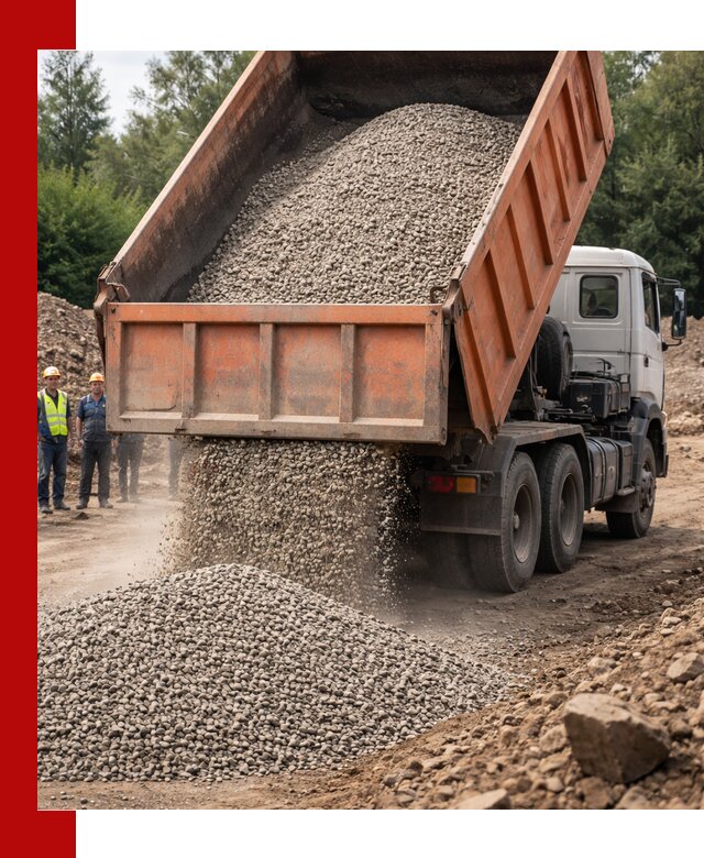 Доставка сыпучих материалов самосвалом в Устях-Джегуте быстро и надежно