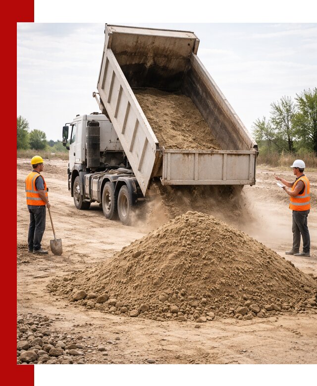 Доставка самосвалом 15 кубов в Устях-Джегуте за город и по городу