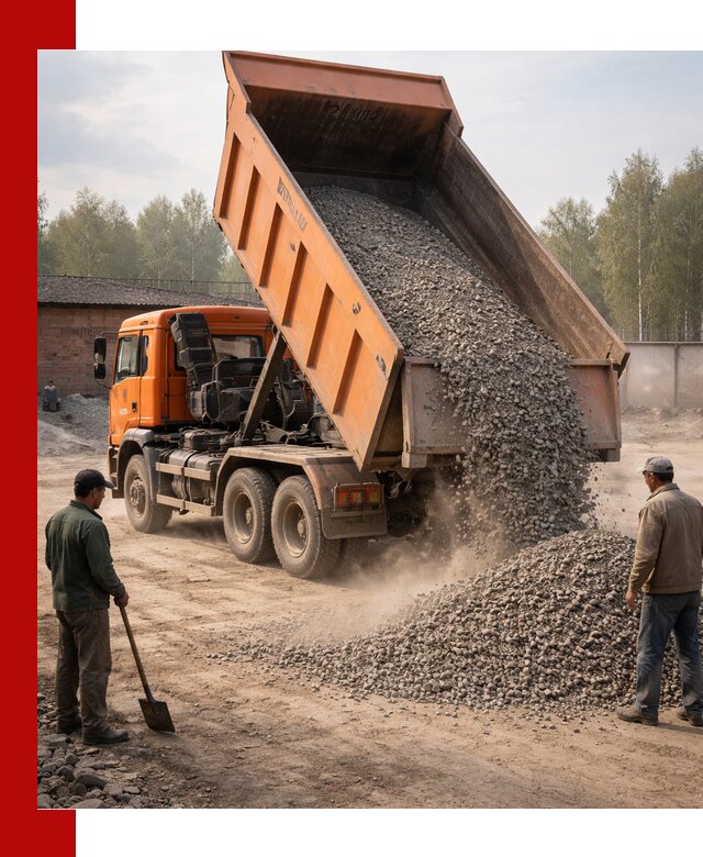 Доставка самосвалом 20 м3 в Устях-Джегуте быстро и надежно