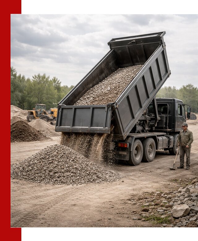 Доставка самосвалом 30 м3 по выгодным ценам в Устях-Джегуте