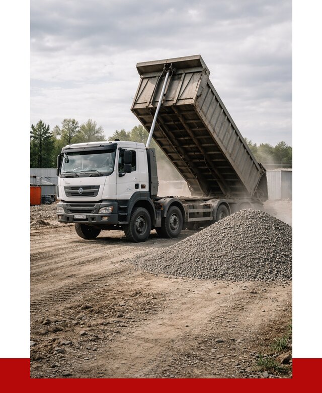 Доставка самосвалом 40 кубов в Устях-Джегуте от 9111 р. | ПРОНЕРУДСтд