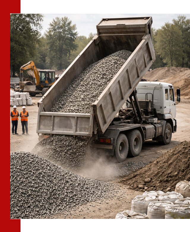 Аренда самосвала в Устях-Джегуте для доставки сыпучих и нерудных материалов