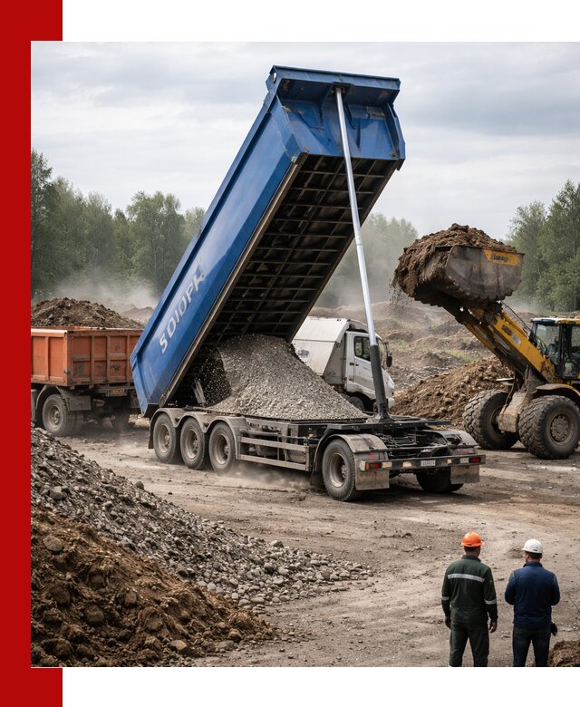 Аренда тонар 40 тонн в Устях-Джегуте с доставкой материалов