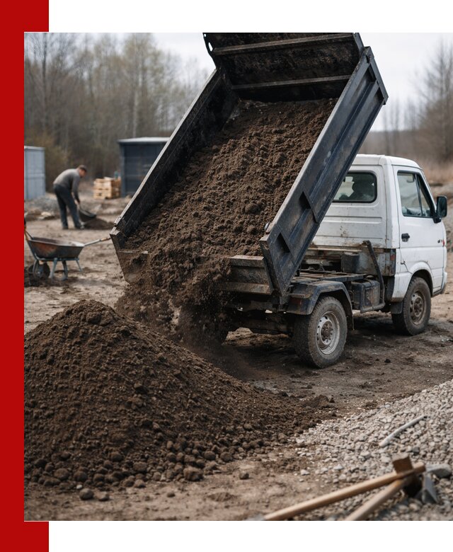 Аренда минисамосвала в Устях-Джегуте для доставки сыпучих материалов