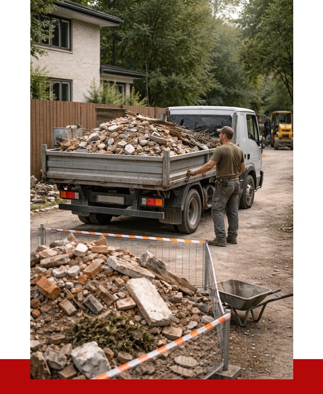 Вывоз строительного мусора с погрузкой в Устях-Джегуте от 7592 р | ПРОНЕРУДСтд