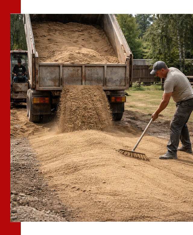 Отсыпка участка песком в Устях-Джегуте быстро и качественно